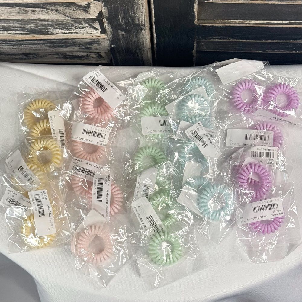Pastel Hair Ties, New Total of 30